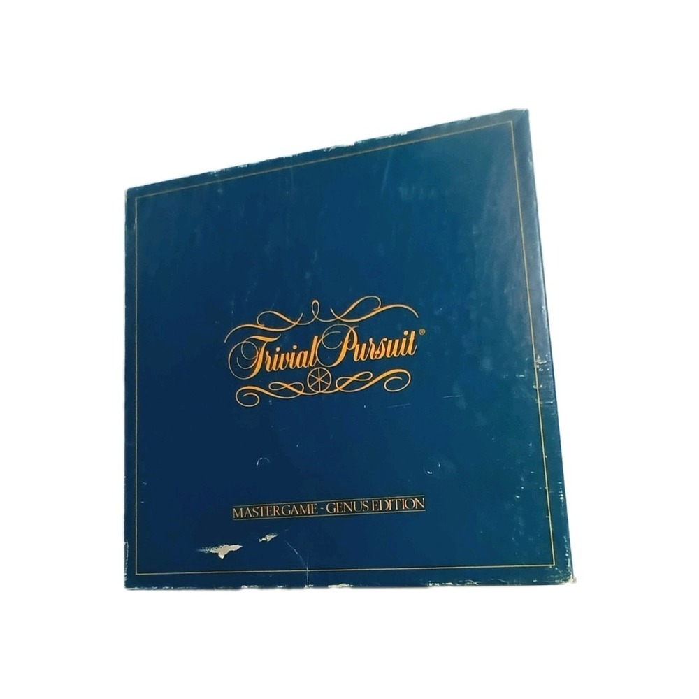 Trivial Pursuit Master Game Genus Edition 1981 Vintage Complete Set